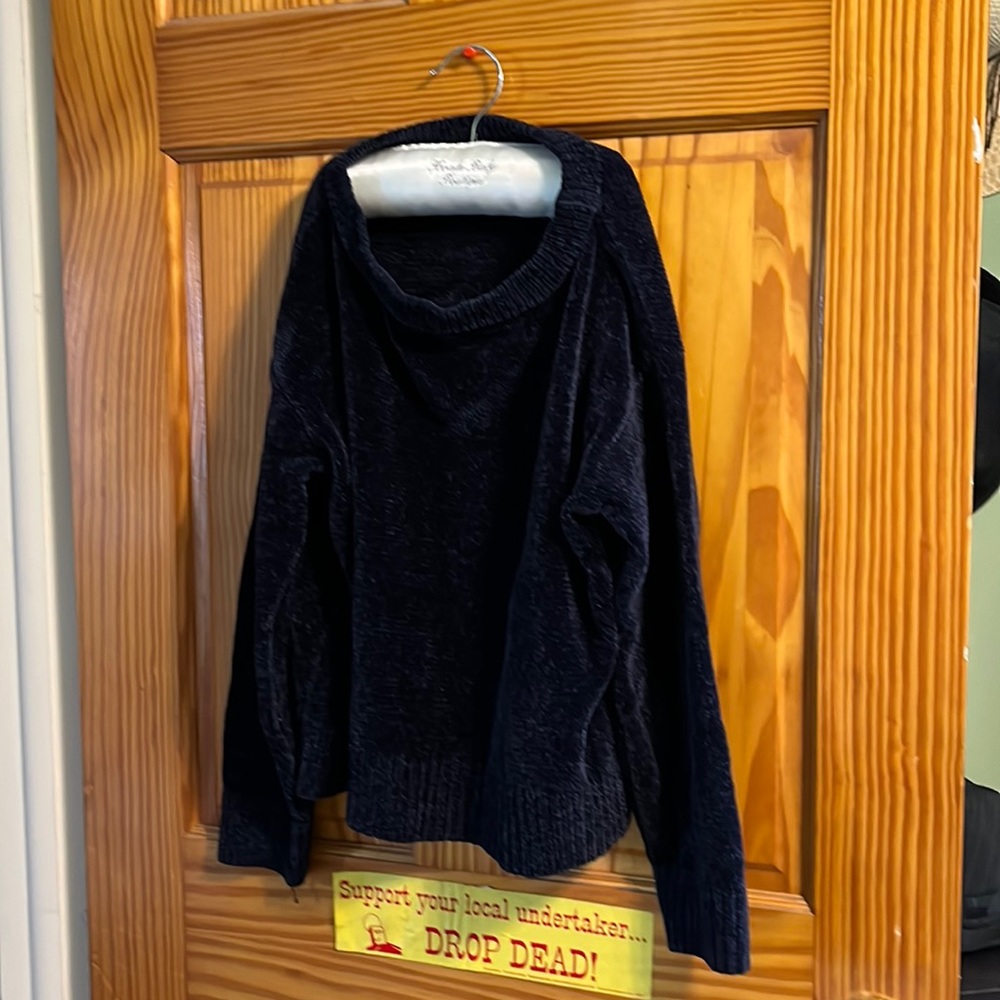 Size Large Juniors blue long sleeve shirt by LoveCrazy